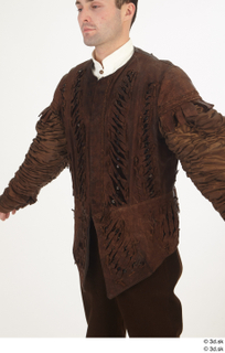 Photos Man in Historical Dress 16 14th century brown jacket…